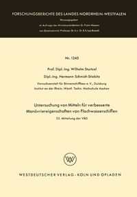 Produktbild: Untersuchung von Mitteln f&uuml;r verbesserte Man&ouml;vriereigenschaften von Flachwasserschiffen
