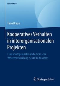 Produktbild: Kooperatives Verhalten in interorganisationalen Projekten