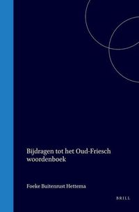 Produktbild: Bijdragen Tot Het Oud-Friesch Woordenboek