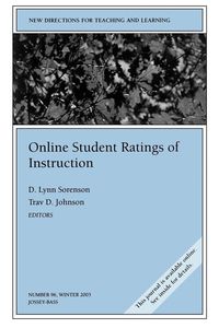 Produktbild: Online Student Ratings Of Inst