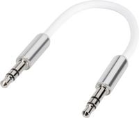 Produktbild: SpeaKa Professional SP-7870076 Klinke Audio Anschlusskabel [1x Klinkenstecker 3.5 mm - 1x Klinkenstecker 3.5 mm] 10.00 cm Wei&szlig; SuperSoft-Ummantelung