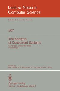 Produktbild: The Analysis of Concurrent Systems