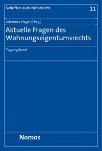 Produktbild: Aktuelle Fragen des Wohnungseigentumsrechts