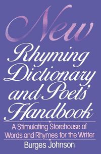 Produktbild: New Rhyming Dictionary and Poets' Handbook