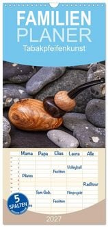 Produktbild: Familienplaner 2027 - Tabakpfeifenkunst mit 5 Spalten (Wandkalender, 21 x 45 cm) CALVENDO
