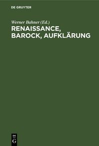 Produktbild: Renaissance, Barock, Aufkl&auml;rung