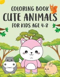 Produktbild: Coloring Book Cute Animals for Kids Age 4-8