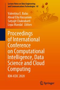 Produktbild: Proceedings of International Conference on Computational Intelligence, Data Science and Cloud Computing