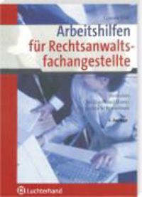 Produktbild: Arbeitshilfen f&uuml;r Rechtsanwaltsfachangestellte