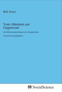 Produktbild: Vom Altertum zur Gegenwart