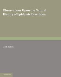 Produktbild: Observations Upon the Natural History of Epidemic Diarrhoea