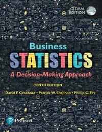 Produktbild: Groebner, D: Business Statistics, Global Edition