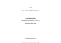 Produktbild: Seneca, Epistulae morales