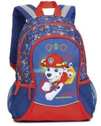 Produktbild: SIEBER Gl&uuml;hw&uuml;rmchen - Kinderrucksack Paw Patrol, californiablau/rot, 12 Liter