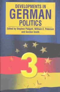 Produktbild: Developments in German Politics 3
