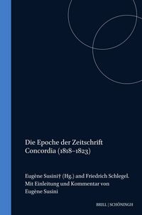 Produktbild: Die Epoche der Zeitschrift Concordia (1818&ndash;1823)