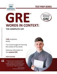 Produktbild: GRE Words In Context