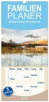 Produktbild: Familienplaner 2027 - Stille Naturmomente mit 5 Spalten (Wandkalender, 21 x 45 cm) CALVENDO