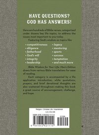 Produktbild: Bible Wisdom for Your Life Men's Edition