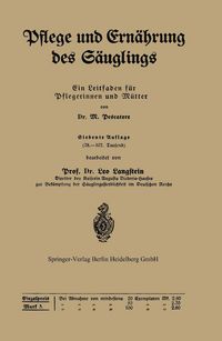 Produktbild: Pflege und Ern&auml;hrung des S&auml;uglings
