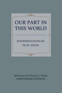 Produktbild: Our Part in This World