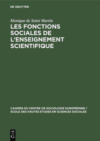 Produktbild: Les fonctions sociales de l&rsquo;enseignement scientifique
