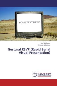 Produktbild: Gestural RSVP (Rapid Serial Visual Presentation)