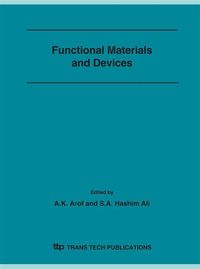 Produktbild: Functional Materials and Devices