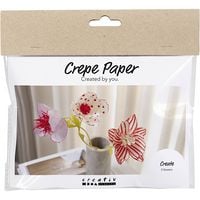 Produktbild: Creativ Company Mini Kreativ Set Krepppapier, Blumen, Pastellfarben