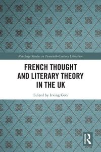 Produktbild: French Thought and Literary Theory in the UK