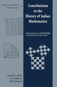 Produktbild: Contributions to the History of Indian Mathematics