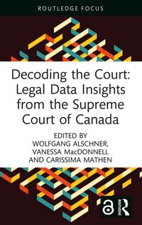 Produktbild: Decoding the Court: Legal Data Insights from the Supreme Court of Canada