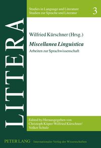 Bild vom Artikel «Miscellanea Linguistica» vom Autor Wilfried Kürschner