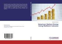 Produktbild: American Option Pricing Using Malliavin Calculus