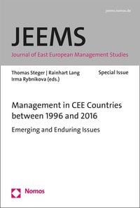 Produktbild: Management in CEE Countries between 1996 and 2016