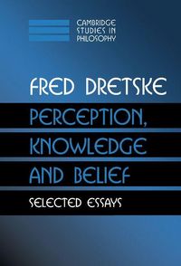Produktbild: Perception, Knowledge and Belief