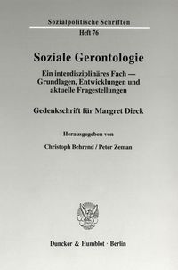 Produktbild: Soziale Gerontologie.