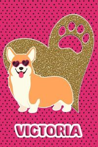 Bild vom Artikel Corgi Life Victoria: College Ruled Composition Book Diary Lined Journal Pink vom Autor Foxy Terrier