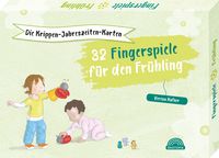 Produktbild: Die Krippen-Jahreszeiten-Karten: 32 Fingerspiele f&uuml;r den Fr&uuml;hling