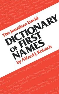 Produktbild: The Jonathan David Dictionary of First Names