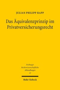 Bild vom Artikel Das Äquivalenzprinzip im Privatversicherungsrecht vom Autor Julian Philipp Rapp