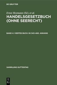 Produktbild: Viertes Buch: &sect;&sect; 343-460. Anhang