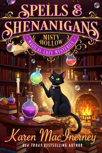 Produktbild: Spells & Shenanigans (Misty Hollow Magical Cozy Mysteries, #1)