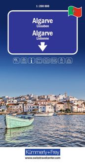 Produktbild: K&uuml;mmerly+Frey Regional-Strassenkarte Algarve 1:200.000