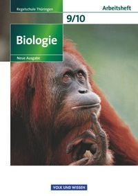 Produktbild: Biologie 9./10. Schuljahr - Arbeitsheft Regelschule Thüringen