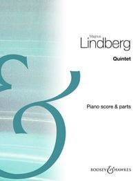 Produktbild: Lindberg: Quintet for Oboe, Clarinet (B-Flat), F Horn, Bassoon, Piano Score and Parts