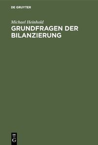 Produktbild: Grundfragen der Bilanzierung