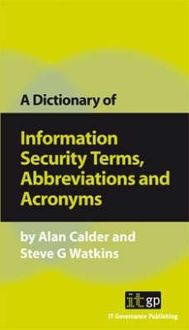 Produktbild: Dictionary of Information Security Terms, Abbreviations and Acronyms