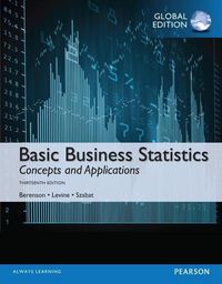 Produktbild: Berenson, M: Basic Business Statistics, Global Edition