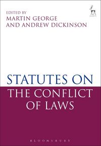 Produktbild: Statutes on the Conflict of Laws